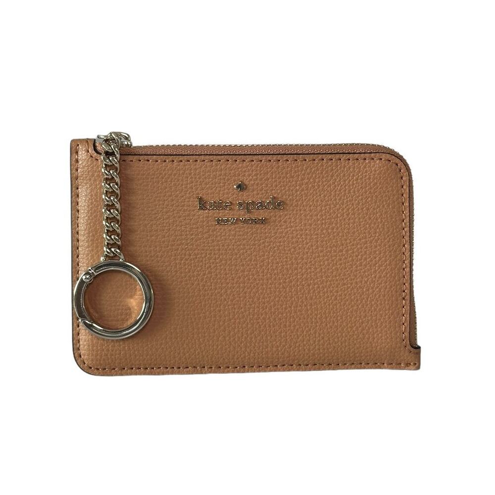 Kate Spade  Darcy Medium L Zip Card Holder Classic Saddle